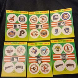 Fleer Action Series Stickers 