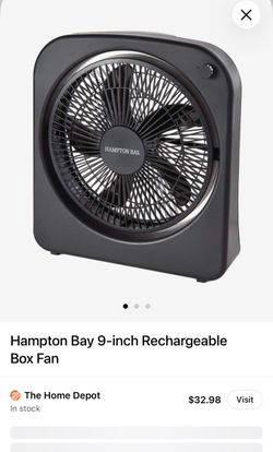 Battery operated fan