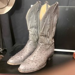 authentic ostrich boots