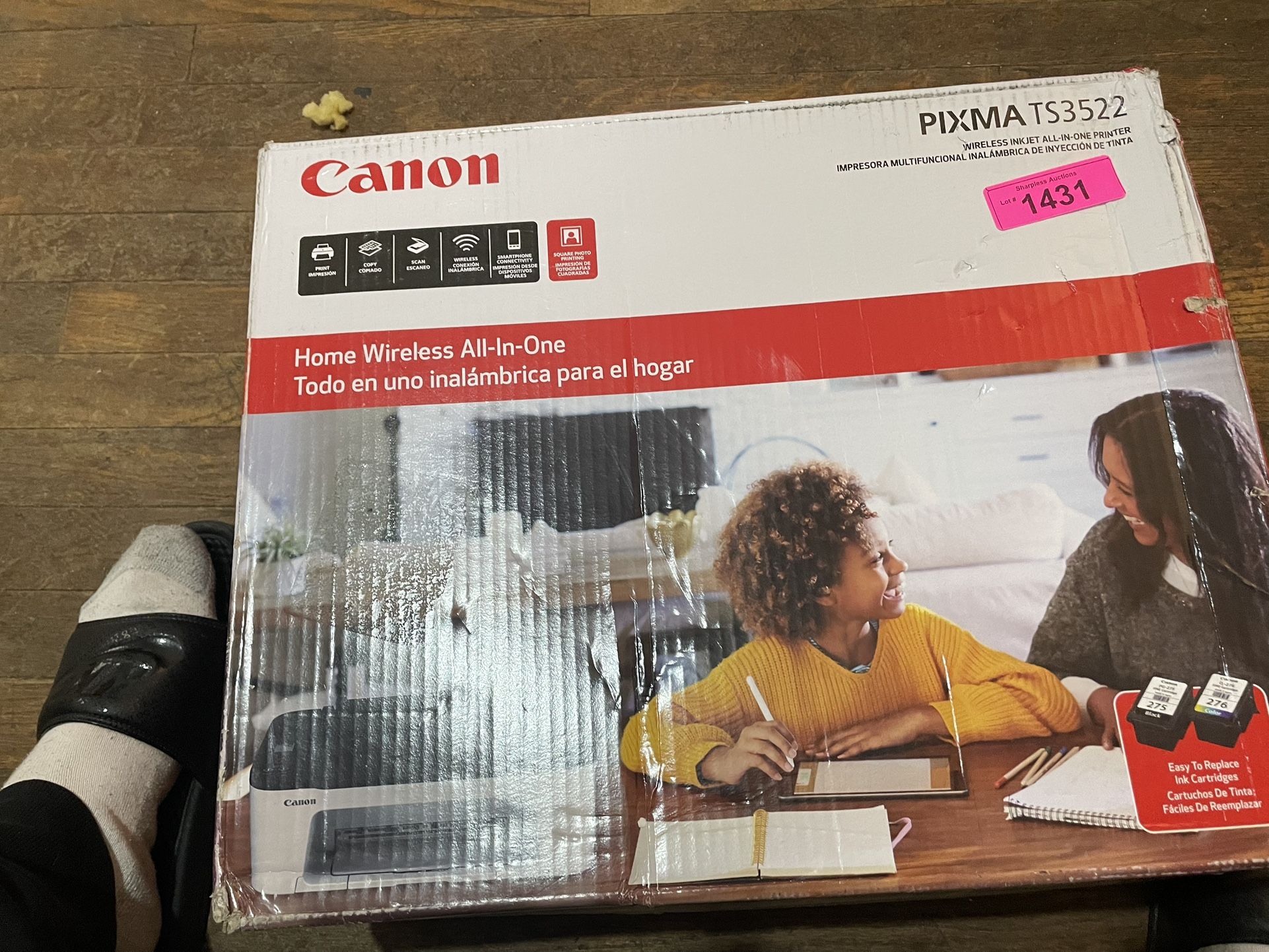 Cannon Pixma Ts3522 Wireless Inkjet Printer