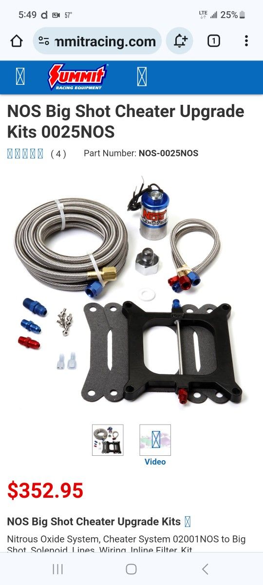 NOS 300 SHOT KIT FOR $500