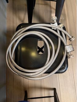 Stainless Steel Washing Machine Hoses - Hot And Cold 6ft