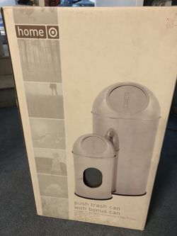 Push Trash Can Set With Bonus Can