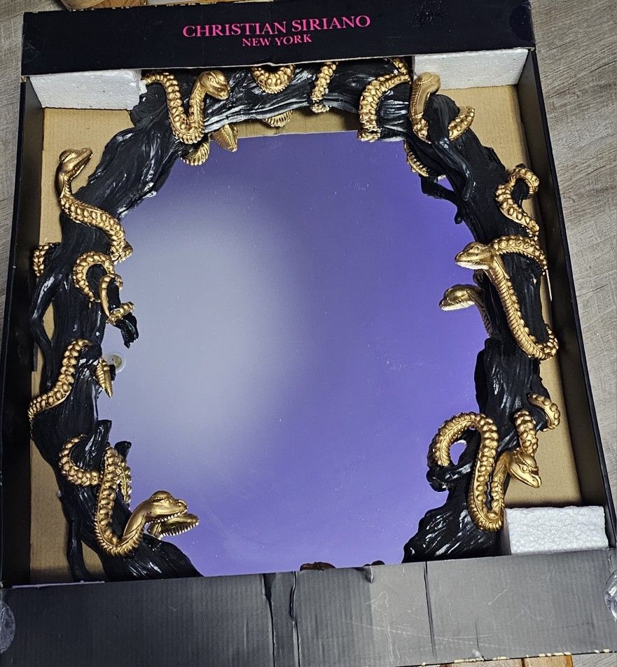 Christian Siriano - Gothic Glam Medusa / Snake of Eden Mirror - NEW