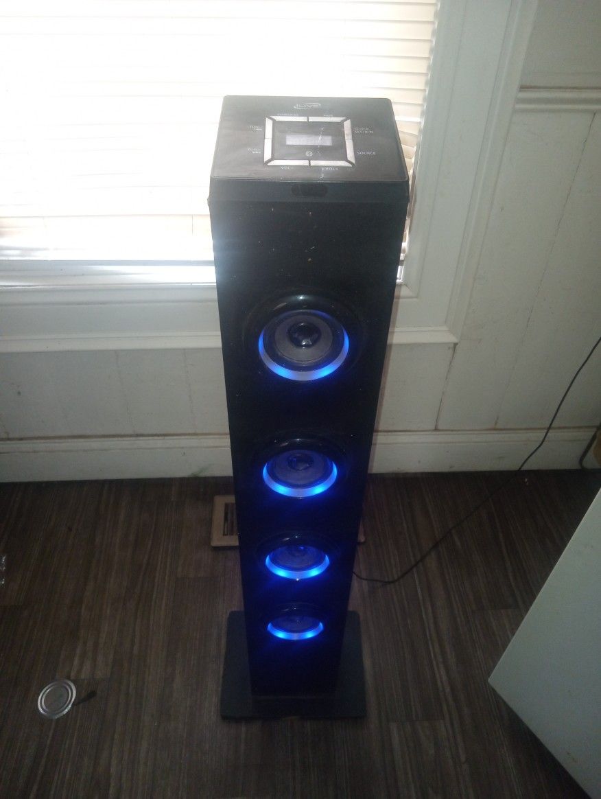 ILive IT 124B Tower Bluetooth Speaker 
