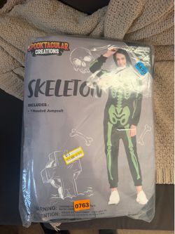 Spooktacular women skeleton costume S