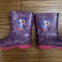 Frozen Girls Rain Boots Size 12