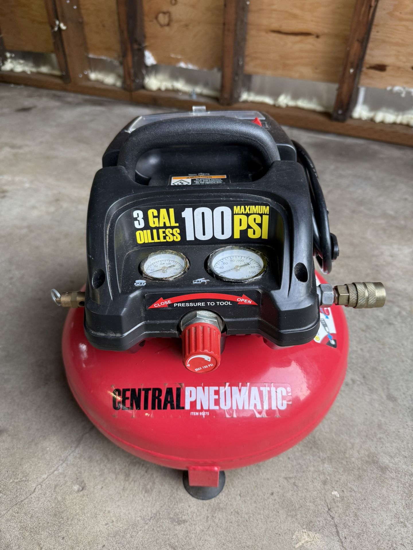 Central Pneumatic Air Compressor