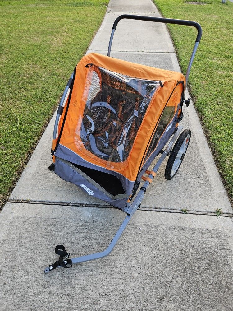 Instep Quick N EZ Double tow bike trailer