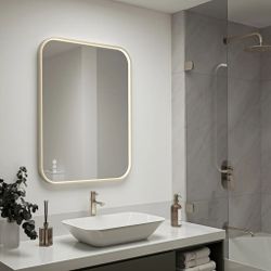 Brand New Artika Royce 32” x 24” LED Wall Mirror w/ Defogger – Dimmable – NIB