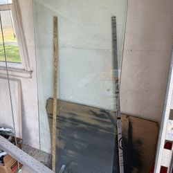 Shower Glass Door. 