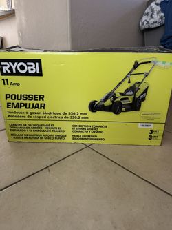 Ryobi 11 Amp 13" Electric Lawn Mower New in Box