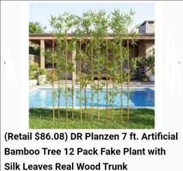 7ft Artificial Bamboo trees
