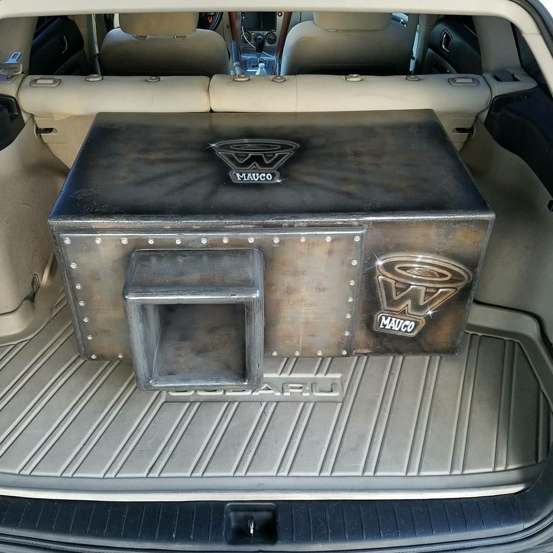 Custom sub box 4th order for (2) 8" subs "box only" $350