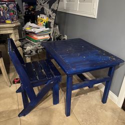 Kids Custom Wooden Table N Chair ❌Not Free❌