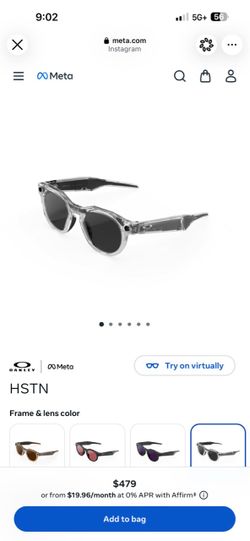 Oakley Meta HSTN Smart Sunglasses