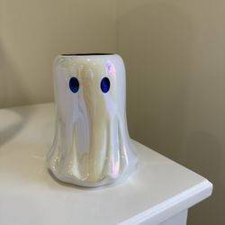 Ceramic Ghost Empty Candle Planter Pot