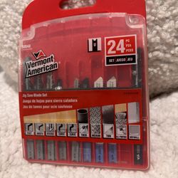 Vermont American Jig Saw Blade Set  No.30048 24 Piece(19 Piece)-Made In Switzerland 