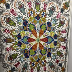 World Market Mandala Shower Curtain 