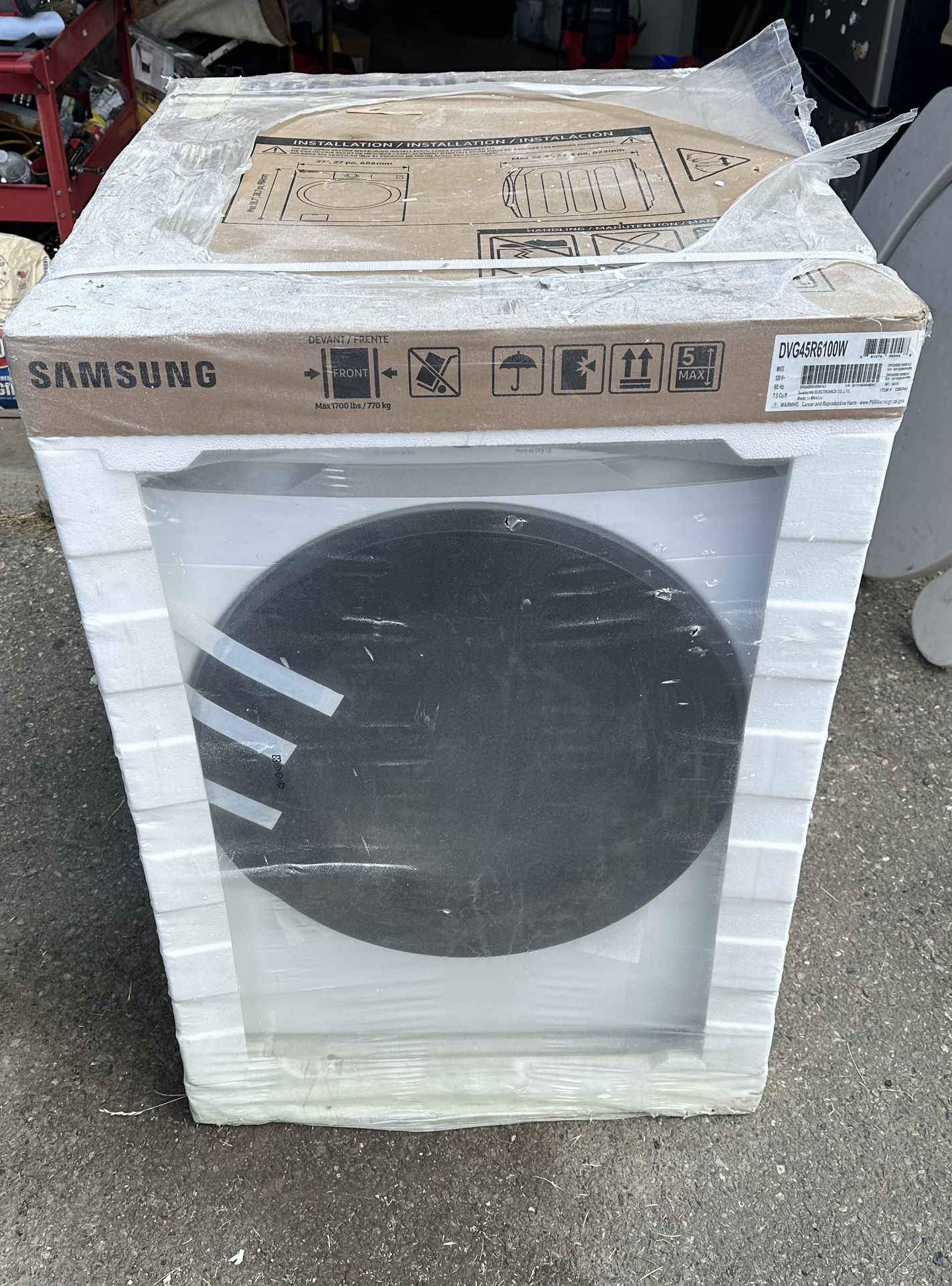 Samsung Gas Dryer