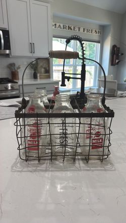 Vintage Milk Bottle Carrier
