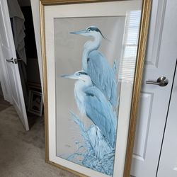 Blue Heron Wall Picture 
