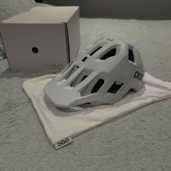 White POC Helmet Size S