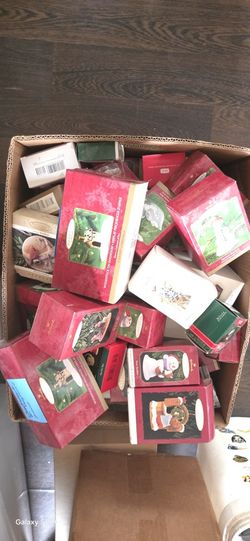 Whole Box Of Christmas Ornaments And Nice Decor ALL BRAND NEW IN BOXES