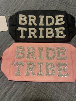 Bride Tribe Makeup Bags Set of 2