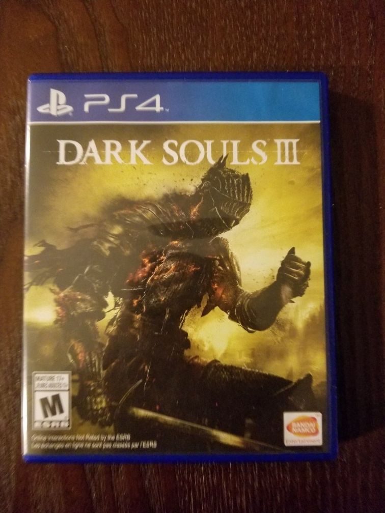 Dark souls 3 ps4