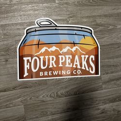 Four Peaks Brewing Co Metal Sign 