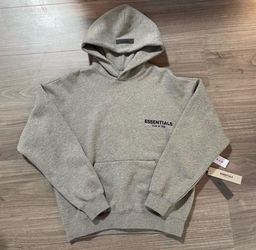 Fear of God Essential Dark Oatmeal Hoodie