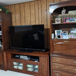 TV Stand With Bookshelves