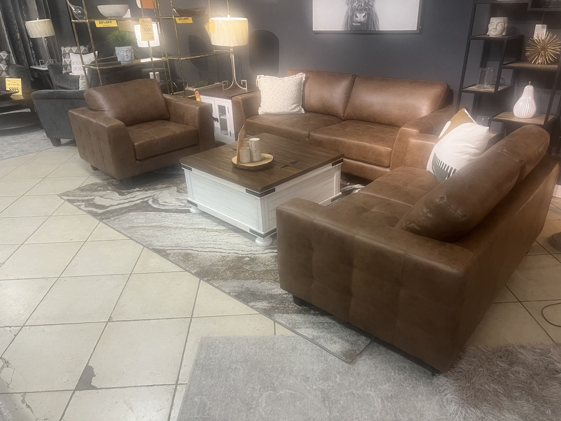 Sofa And Love And Chair