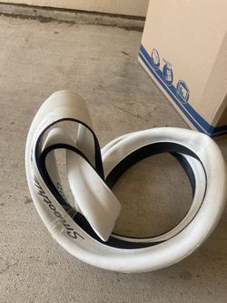GT Dyno 24" White Tires - Brand New 