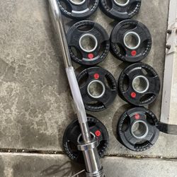Weights Olympic Curl Bar Set