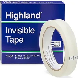 Economical tape for sealing or wrapping.