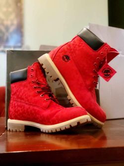 Timberland **Limited Edition  red digi camo” Size 11