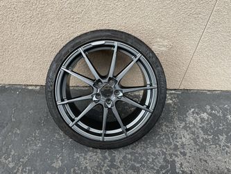 Rim And New Tire
