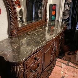 Marble Bedroom Set