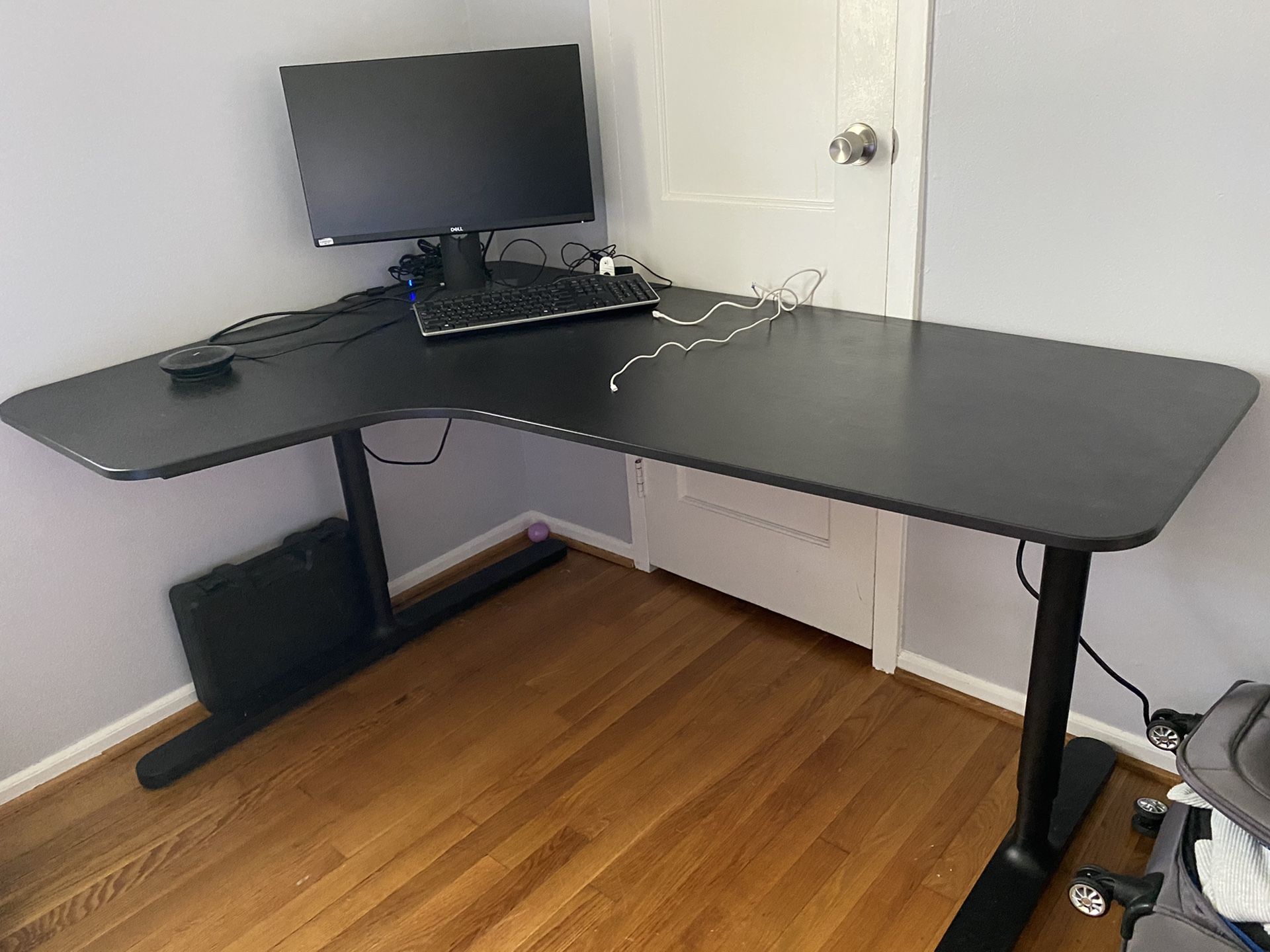 IKEA L shaped desk