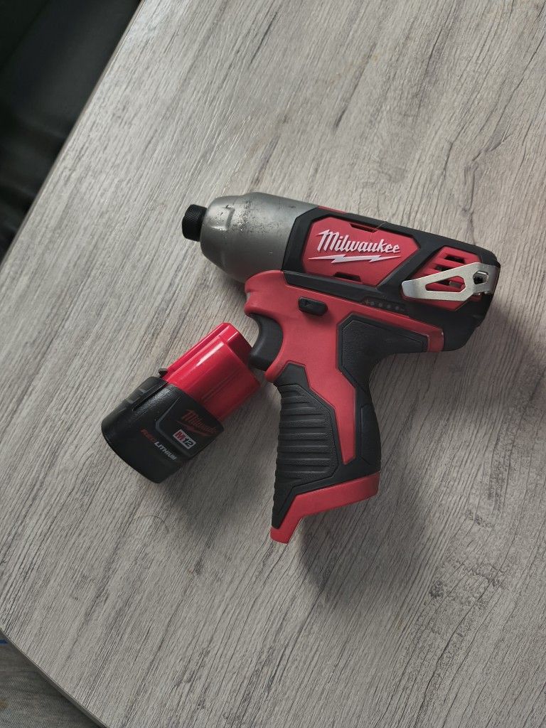 Milwaukee Impact Driver & Battery