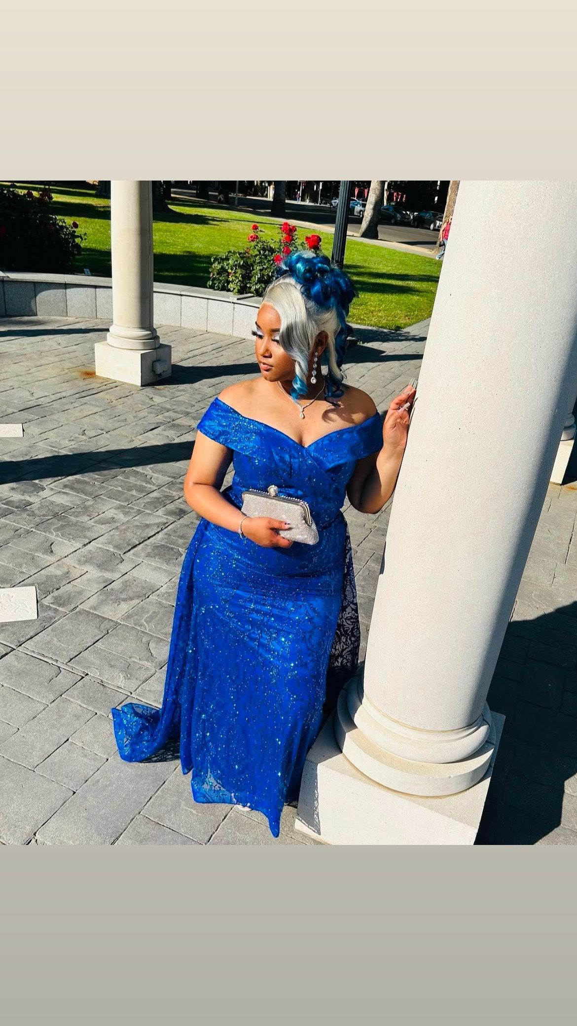 Blue Prom Dress