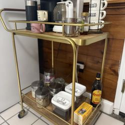 bar and coffee cart