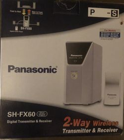 Panasonic wireless transmitter and receiver for music system