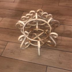 Vintage Rod Iron Plant Holder