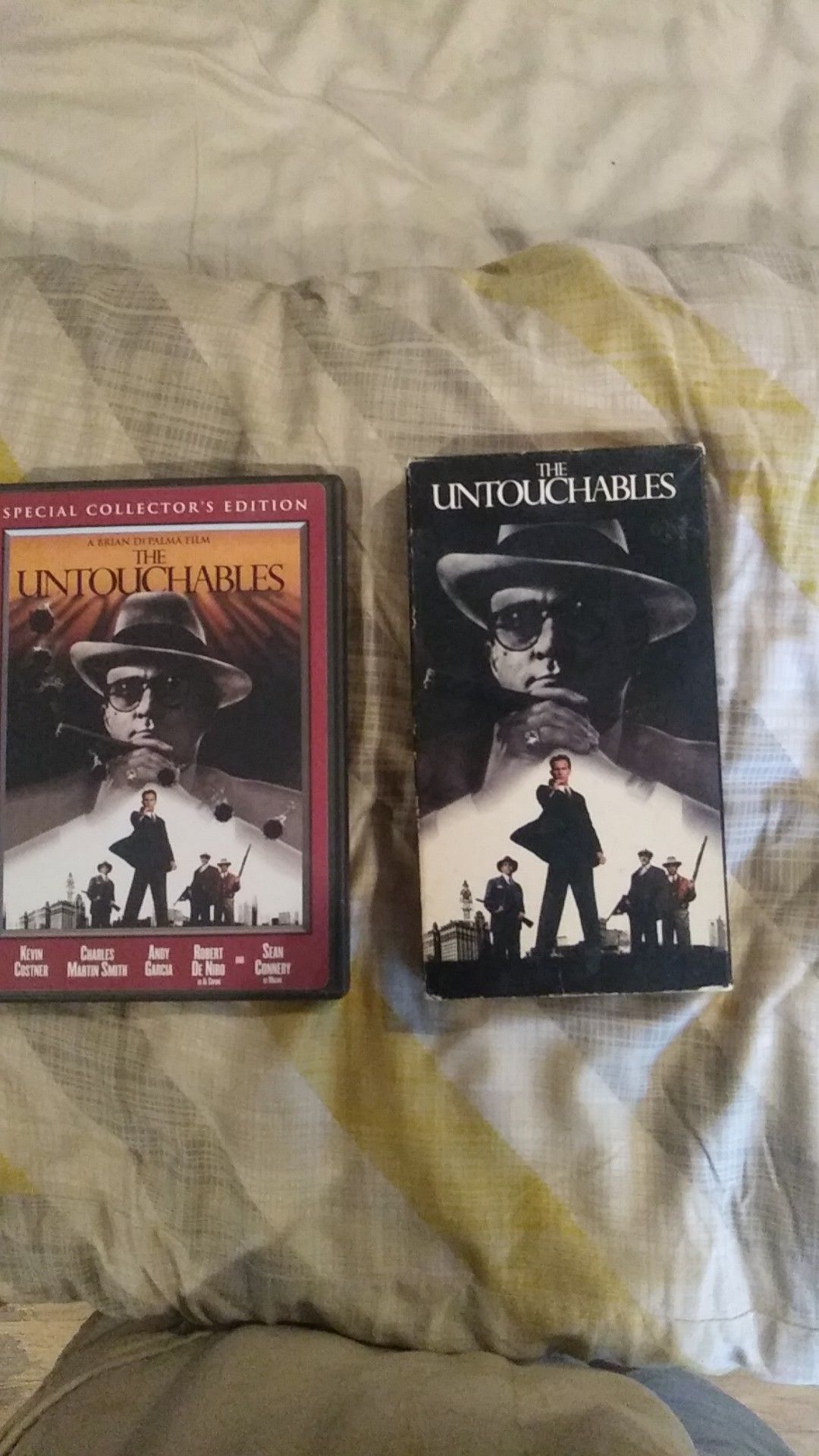 The Untouchables DVD and VHS tape