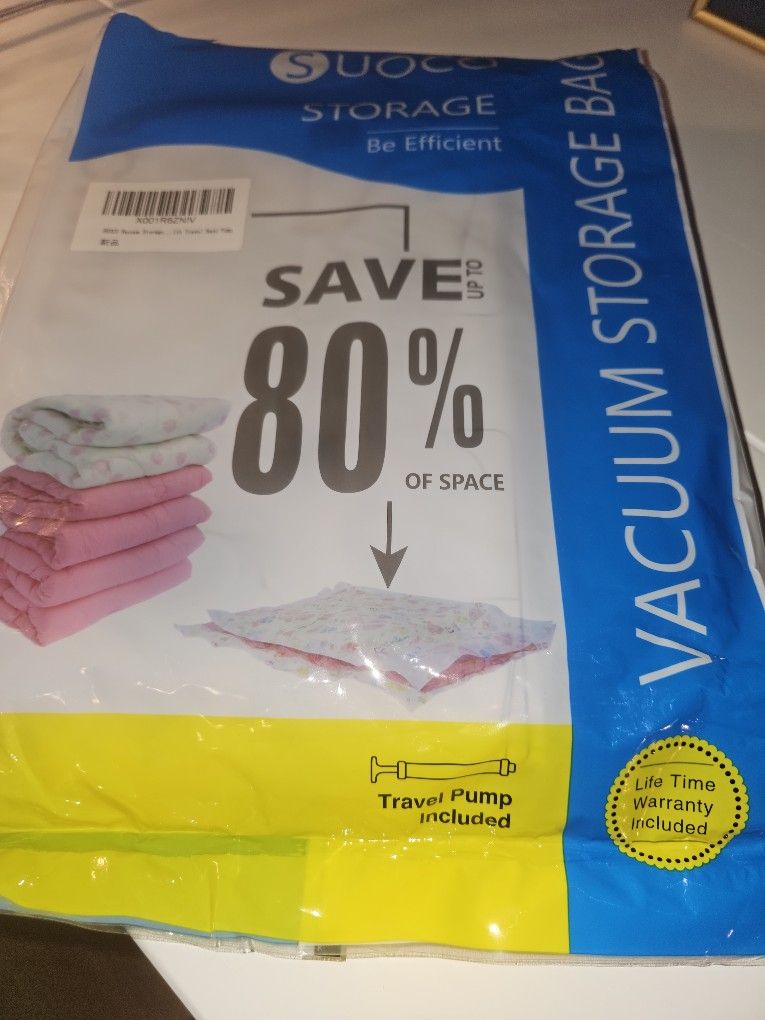Vacuum storage bags