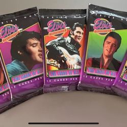 5 Packs Of Elvis Presley: Cards Of His Life Trading Cards