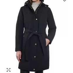 Women's Hooded Belted Raincoat, Regular & Petite, Created for Macy's
